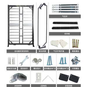 Muebles para el Hogar Ahorradores de Espacio para Apartamentos Pequeños Cama de Pared Invisible con Armario Juego de Sofá Murphy Camas Plegables - Product Image 3