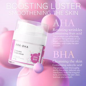 ครีมบำรุงผิวหน้า AHA-BHA สูตร<span class=keywords><strong>ผล</strong></span>ัดเซลล์ผิว <span class=keywords><strong>ลด</strong></span>เลือนริ้วรอย ขนาด 50 กรัม ผสมกรด<span class=keywords><strong>ผล</strong></span><span class=keywords><strong>ไม้</strong></span>และกรดซาลิไซลิก สำหรับผิวเป็นสิวง่าย - Product Image 2