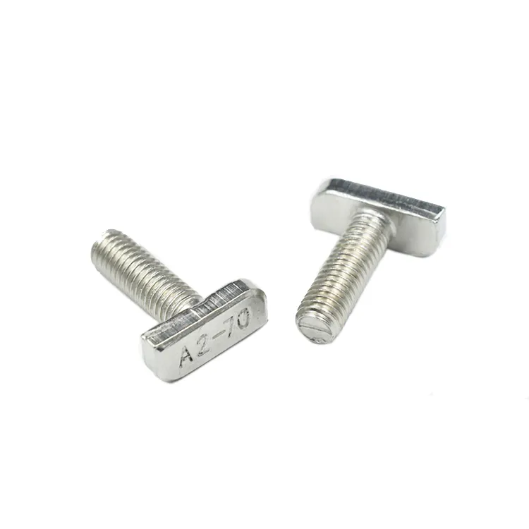 Stainless steel A2 A4 t bolt clamps carbon steel t head screw