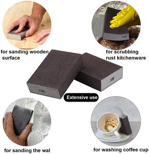 OBM độ bền cao tái sử dụng 100*70*25mm Oxit nhôm ướt/Khô đánh bóng Máy xay chà nhám miếng bọt biển khối 25mm OMA công cụ mài mòn OEM - Product Image 5