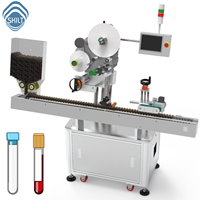 Máquina Etiquetadora Horizontal Automática de Alta Velocidad SKILT para Bolígrafos y Lápices, Aplicador de Etiquetas de Alta Eficiencia con Control de Servomotor