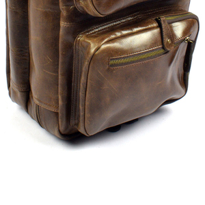 Customized High Quality Fashion <b>Leather</b> <b>Backpack</b> Bag New Arrival Lightweight Cowhide <b>Leather</b> <b>Backpack</b> - Product Image 3
