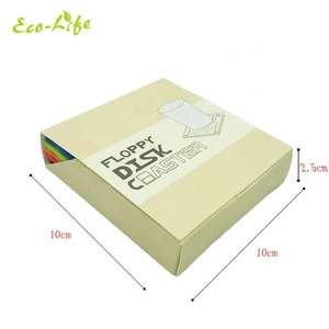 Sous-verres en silicone imperméables tapis boisson table basse antidérapant coloré sous-verre en silicone <span class=keywords><strong>disquette</strong></span> - Product Image 6
