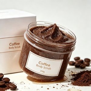 Exfoliante Corporal de Café Natural al por Mayor, Anticelulítico, Iluminador, Reafirmante e Hidratante, Etiqueta Privada OEM - Product Image 6