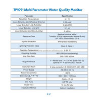 Good Quality Water Quality Monitor Cabinet Water Electricity Separation Protection Design Multi Parameter Water Quality Meter