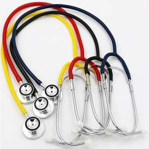 Высокое качество Горячая продажа Медицинская Двойная Головка стетоскоп из нержавеющей стали стетоскоп - Product Image 5