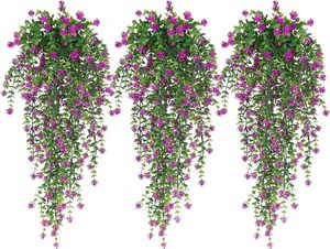 Simulation de fleur en plastique tenture murale pour fleur d'eucalyptus décoration de jardinage de mariage de Pâques - Product Image 5