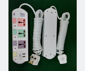 Cables de extensión de alimentación baratos cable de alimentación con tira de alimentación USB - Product Image 4