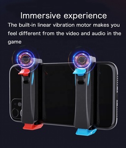 FCC CE tüm uyumlu sistemi çekim yarış MOBA oyunları sol/sağ otomatik bağlantı tetik mobil oyun denetleyicisi - Product Image 3