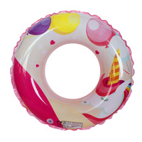 Bouée de natation gonflable en PVC personnalisée pour femmes, bleu marine et blanc, certifiée CE, marque Go, GOSR007, tailles 60-90 #