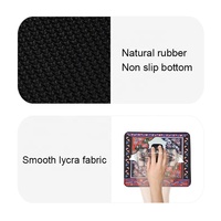 Mini tapis tissé persan par sublimation Tapis style rétro Tapis à motif de tasse Tapis de souris pour ordinateur portable avec table et bureau Tapis de souris de jeu