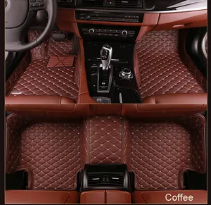 Produttore professionale di accessori Auto vendita calda di lusso in pvc XPE pelle 5d 7d personalizzato tappeto impermeabile per Auto tappetini