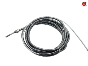 Sonde de température à capteur frontal flexible anti-pliage avec gaine en acier inoxydable ondulé Pt100 RTD WZPM2-211-E OEM ODM IP66 - Product Image 5