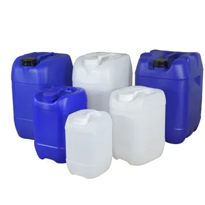 可堆叠HDPE桶塑料20L油塑料桶杰瑞罐出售，带有明显的篡改