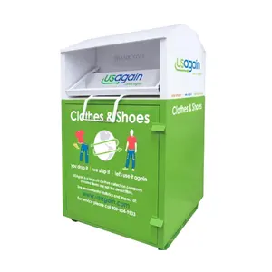 Kleding Donatie Bin Custom Design Schoen Recycle Bin Kleding Gebruikte Kleding Container