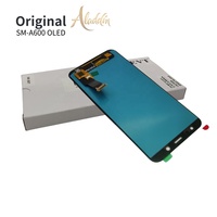 Pack de service OLED d'origine LCD A600 pour téléphone mobile Samsung Galaxy A6 Pièces réparées LCD avec boîte d'emballage