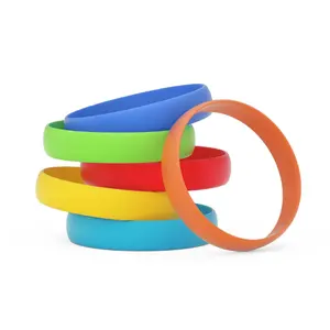 Braccialetto festivo personalizzato con Logo e serigrafia a colori per feste Fashional Wristband Mul-ti band