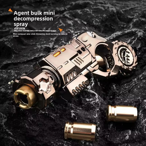 Mini resistente in lega di metallo lancia guscio di espulsione pistola a spruzzo di plastica proiettile Stress sollievo Fidget per Fidget Slider giocattolo giocattolo - Product Image 3