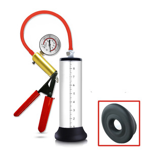 Accesorios de Acrílico para Sexo, Tubo de Presión al Vacío con Bloqueo Automático, Dispositivo de Entrenamiento Profesional para la Resistencia del Pene <span class=keywords><strong>Masculino</strong></span>, Negro IPX7 - Product Image 1