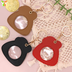 In-stock lucky <b>bag</b> commemorative coin keychain, multi-functional access card holder, <b>key</b> <b>ring</b>, PU badge, commemorative coin - Product Image 1