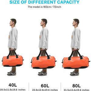 Bolsa de lona impermeable multiusos con salida de drenaje y bolsa de malla extraíble <span class=keywords><strong>para</strong></span> canotaje, pesca, ciclismo, viajes al aire libre - Product Image 3