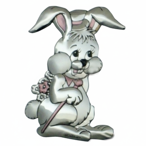 Targa BLAZON BUNNY ROSA Dimensioni 45x65mm - Product Image 2