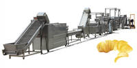 Nouvelle ligne de production entièrement automatique ANXU pour frites surgelées, légumes, fruits et bonbons, 30 pièces/mois, 380V
