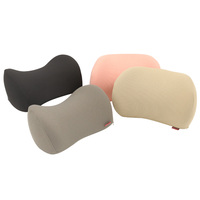 Coussin de tête et de nuque en mousse à mémoire de forme 100% polyester, tricoté, moderne et simple, lavable et personnalisable pour voiture et chaise de bureau