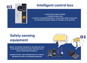 Porte enroulable à <span class=keywords><strong>fermeture</strong></span> éclair en PVC pour intérieur, flexible et facile à installer pour les entrepôts frigorifiques, les ateliers et les zones propres - Product Image 3