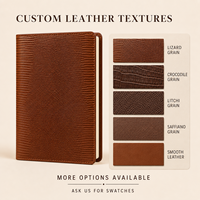 Taccuino A5 Personalizzato in Pelle PU Premium con Stampa Effetto Lucertola, Ricaricabile, Diario di Lusso con Logo Personalizzato in Lamina Dorata, Rilegatura Cucita