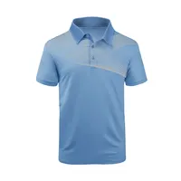 Benutzer definierte Herren 100% Polyester Golf Polo T-Shirts Hochwertige Quick Dry Drop Versand Golf bekleidung für Herren/