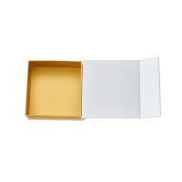 Scatola Regalo Pieghevole con Chiusura Magnetica, Goffratura e Lamina Dorata, Scatole di Lusso in Cartone Rigido per Confezioni Cosmetiche