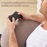 Oreiller de lecture gonflable ergonomique pour le jeu, offre un soutien au poignet et au coude, réduit les douleurs aux épaules et au cou, oreillers fonctionnels, positionneurs