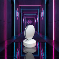 Lampe murale à effet faisceau LED, angle réglable, pour cadre de fenêtre, idéale pour la décoration des entrées d'hôtels et de salles de karaoké, et des couloirs