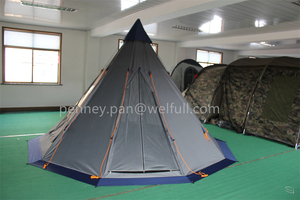 Venta al por mayor al aire libre Camping impermeable grande 6 personas <span class=keywords><strong>Tipi</strong></span> <span class=keywords><strong>tipi</strong></span> tienda <span class=keywords><strong>para</strong></span> <span class=keywords><strong>adultos</strong></span> - Product Image 2