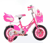 Vente en gros UNIQUEMENT B2B – Vélo pour fille en forme de cœur rose, 12-16-20 pouces, prix d'usine, adorable poussette pour bébé