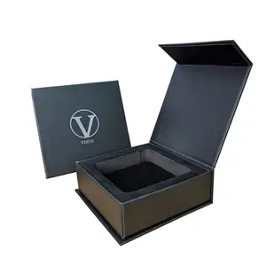 custom dimension personalized logo foil stamp book shaped packaging gift box with magnetic lid