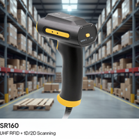 Escáner de Código de Barras 2D Portátil Chainway SR160 Impinj E310, Lector RFID UHF de Mano, Interfaz USB para Frecuencia de 860-960 MHz
