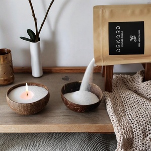Candele Perlinate in Cera Naturale, Confezionate all'Ingrosso per Decorazioni Matrimoniali - Product Image 4
