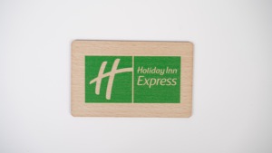Token de contact intelligent NFC en bois naturel léger pour l'interaction Google Music - Product Image 3