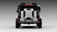 Pour Jetour T2 modifié avec le kit ciel étoilé pour le plafonnier, échelle Black Warrior, porte-bagages et aileron arrière