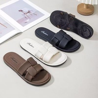 Sandales plates tendance pour femmes, antidérapantes, pour l'intérieur et l'extérieur, été