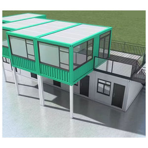 Excelentes Precios: Casa Contenedor de Acero Prefabricada Desmontable Moderna de 40ft/20ft con Paneles Sándwich y 2 Dormitorios - Product Image 3