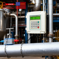 Débitmètre ultrasonique à pince pour eau réfrigérée KFBST, précision 1 %, sortie RS485, en alliage d'aluminium BSTTUF-2000S