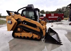รถตักล้อยางมือสอง Caterpillar 299D รถตักดินดีเซลไฮดรอลิก รถตักสายพานยางสำหรับงานก่อสร้าง - Product Image 4
