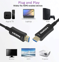 Câble Fibre Optique HDMI 4K AOC 2m – Prise en Charge 4K 60Hz – Transport à Très Large Bande Passante pour TV, Ordinateur Portable et PC