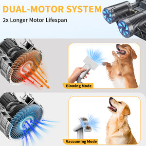 LILIPRO PD900 Nuovo Kit 3 in 1 Potente Aspirapolvere per Peli di Animali Domestici, Tosatrice Elettrica per Cani, Lima per Unghie per Gatti Senza Fili Staccabile - Product Image 2