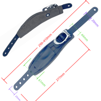 Sangles réglables pour snowboard simple et double, accessoires de fixation pour skateboards pour hommes, modèle n° 25 Sangles en cuir