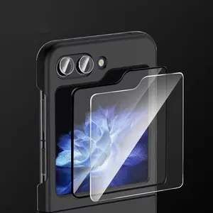 Pour samsung Z Flip 5 protecteur d'objectif de caméra téléphone portable Film de protection d'écran en verre trempé pour Samsung Galaxy Z Flip 5