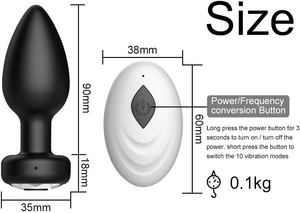 Vibrador Anal con Control Remoto Inalámbrico, Juguete Sexual, Estimulador Anal y Masturbador - Product Image 6